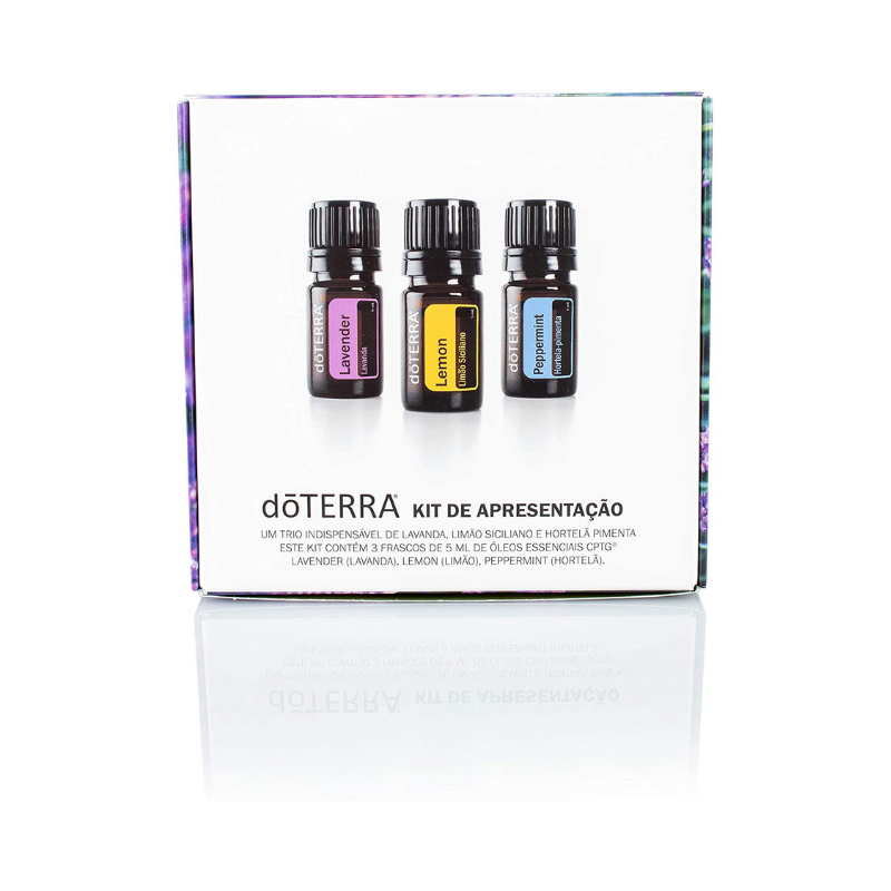 Kit apresentação com 3 óleos essências doTERRA 5ML original